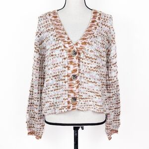 🦋LAST🦋 NWT Blu Pepper Multicolor Cozy Cardigan, Size Small